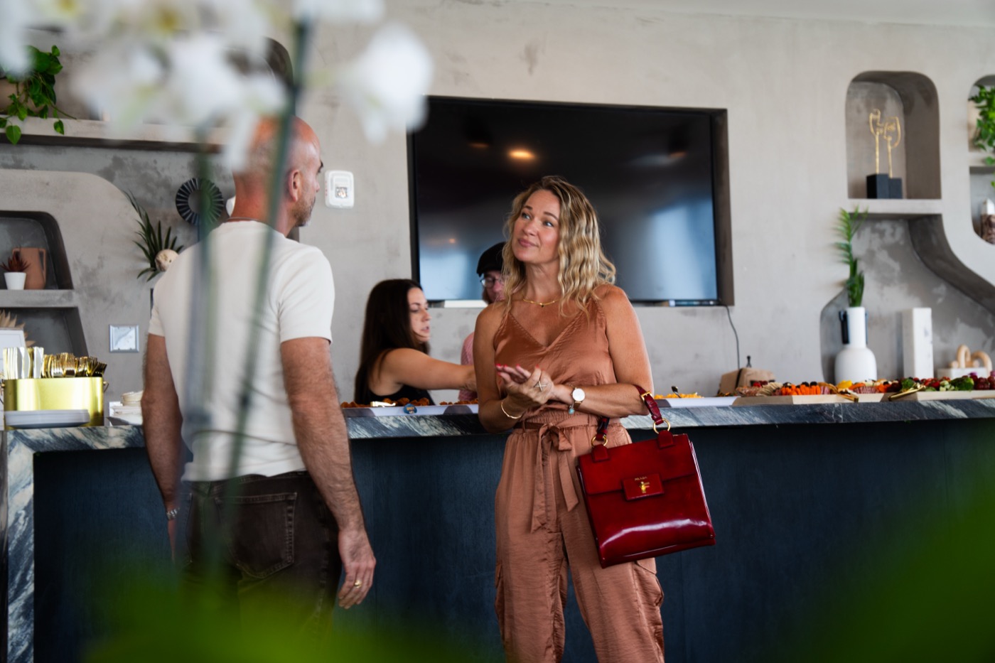 Guests at the bar